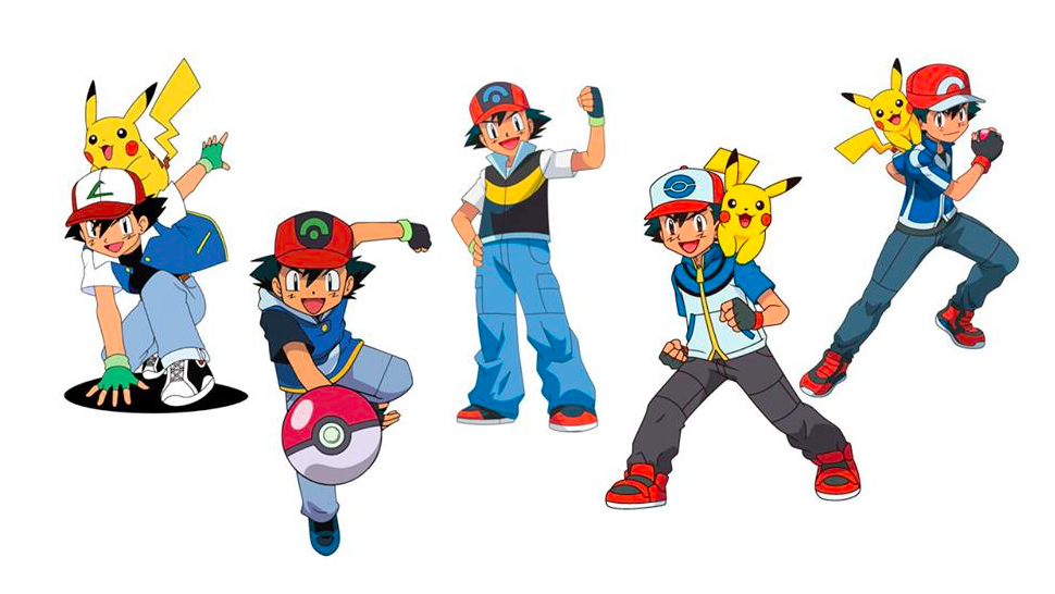 How Ash Ketchum's Character Design Has Evolved Over The Years