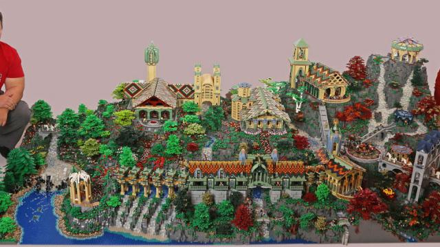 Tolkien's Rivendell comes to life with 200,000 LEGO bricks