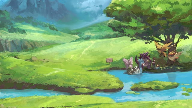 This has to be one of the most relaxing pieces of Pokémon fan-art.