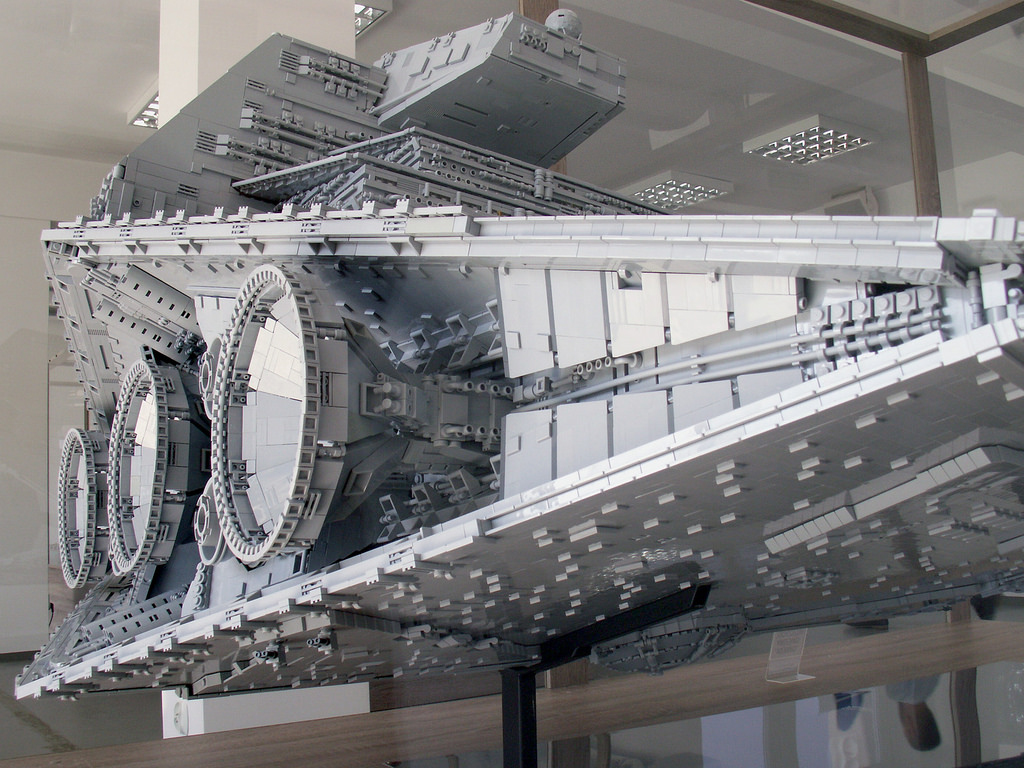 Giant lego hot sale star destroyer