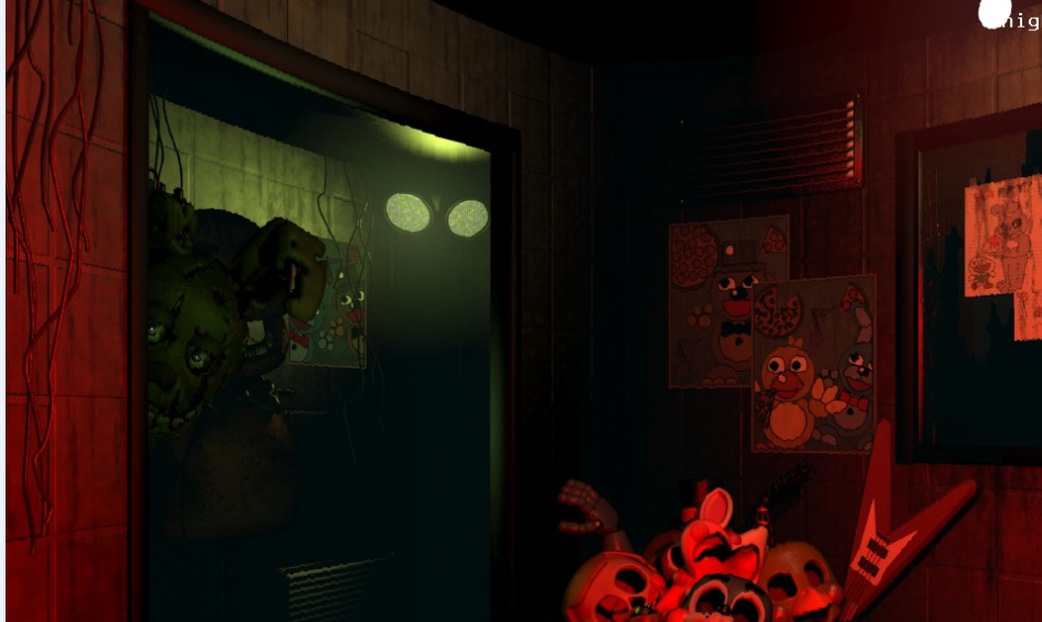 Five Nights at Freddy's 4 BAD ENDING Minigame 