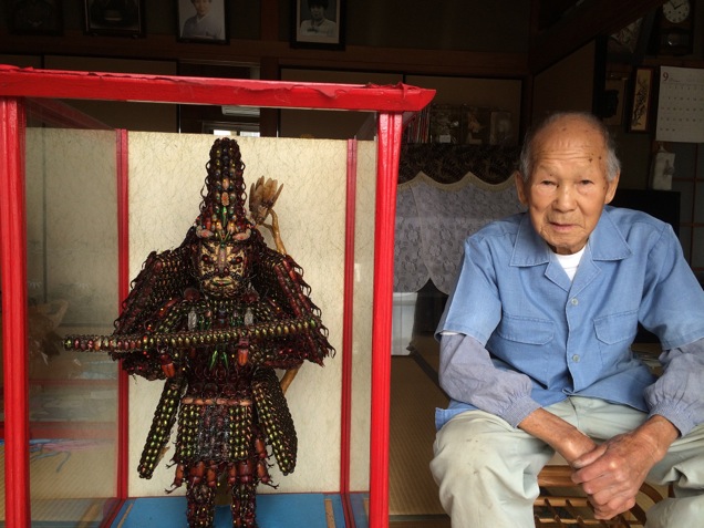 Japanese Statues Made With Dead Bugs