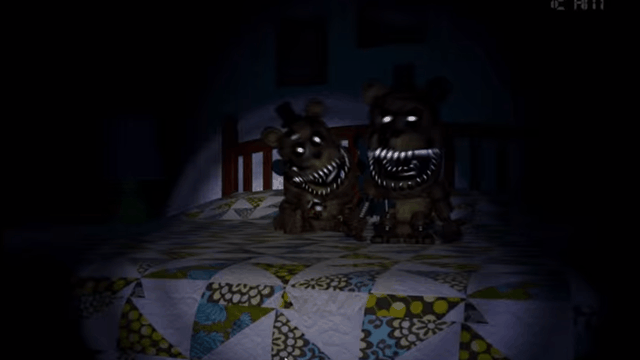 THIS IS MY NIGHTMARE!!!  Five Nights At Freddy's 4 [FNAF 4 Part 1] 