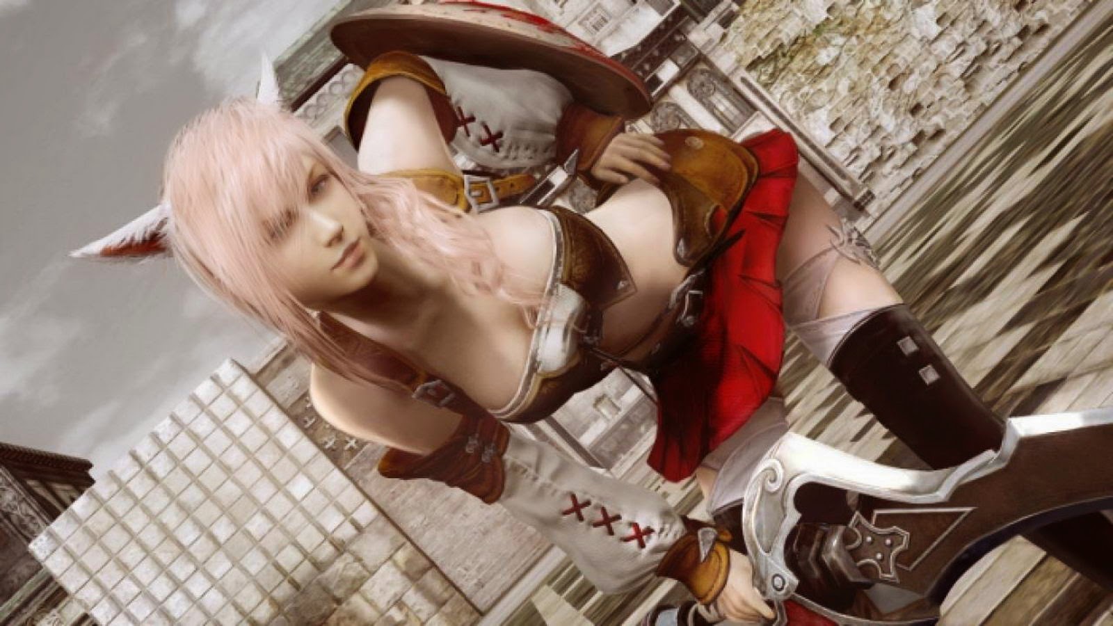 Fashion x anime: Final Fantasy's Lightning is Louis Vuitton new model - YP