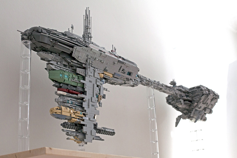 Star Wars Giant Medical Frigate In LEGO Form