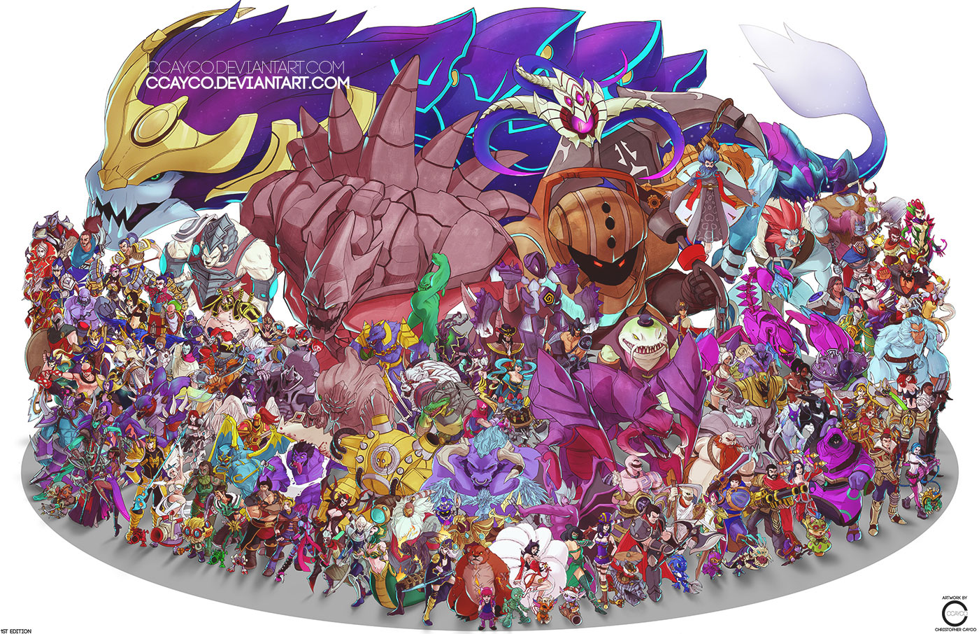 It Took 191 Hours To Draw These League Of Legends Champions
