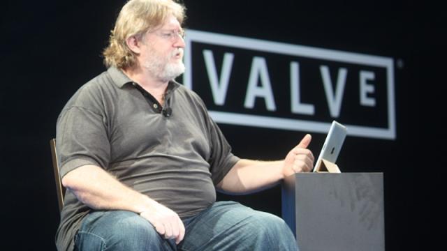 Portrait of American video game developer Gabe Newell, photographed in  2023