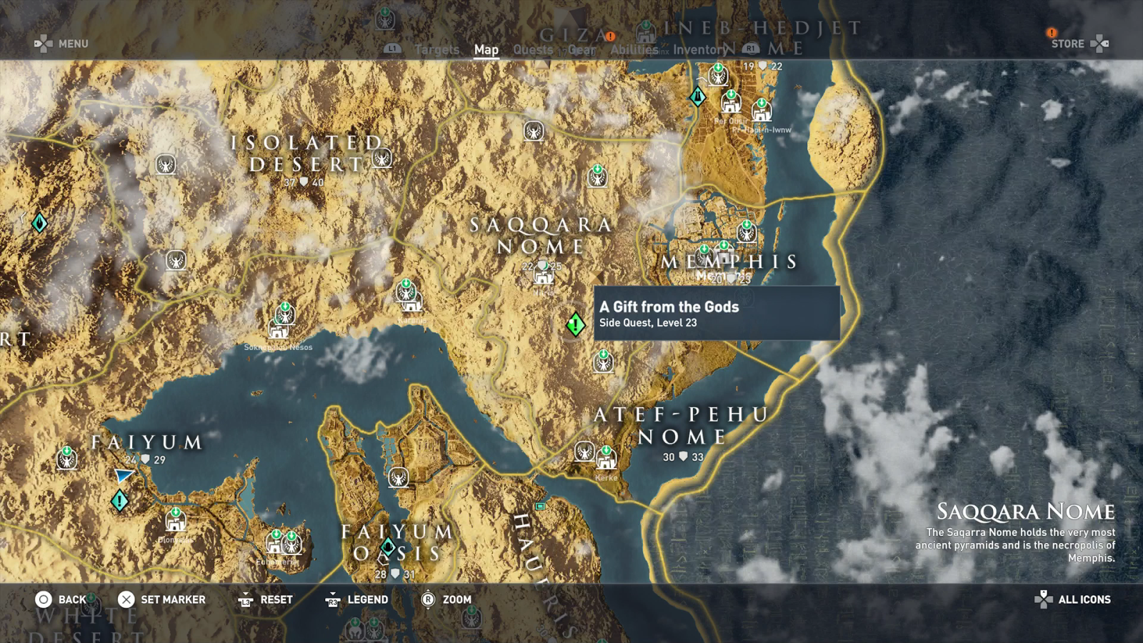 The entire map of Assassin's Creed Origins.. Kinda : r/assassinscreed