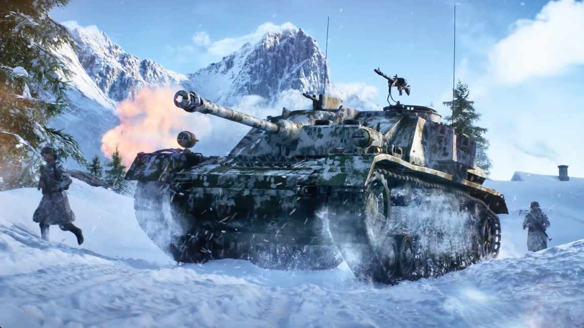 Battlefield V Overture's tanky trailer