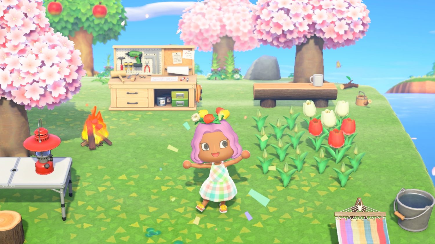 Animal Crossing Inspired Cherry Blossom Pochette Kit Make 