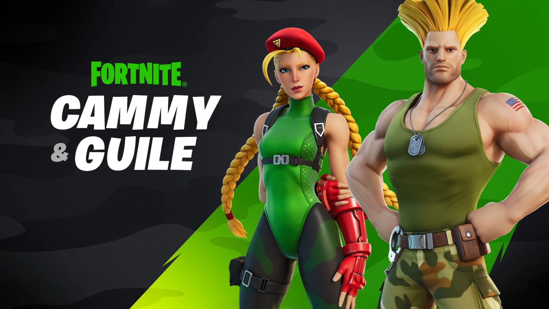 Fortnite throws down with Street Fighter's Guile & Cammy this week