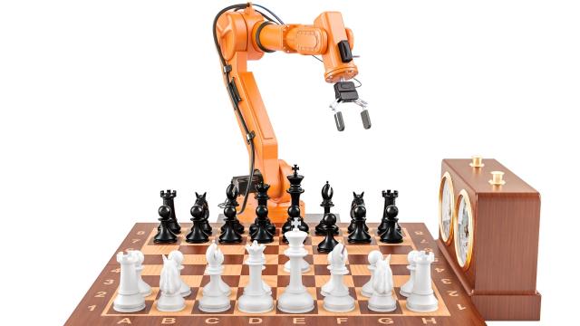 This Autonomous Chess Robot Will Almost Always Win Against Its Opponent 