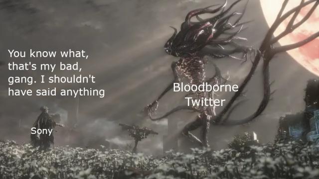 Did Bloodborne got any updates lataly? Why there's snow? : r/shittydarksouls