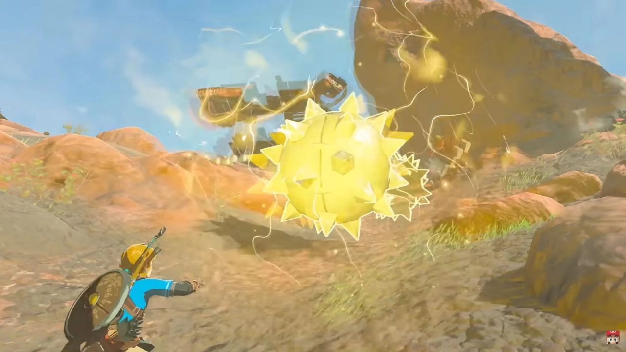 Rotating Weapon Recall Trick in The Legend of Zelda Tears of the Kingd