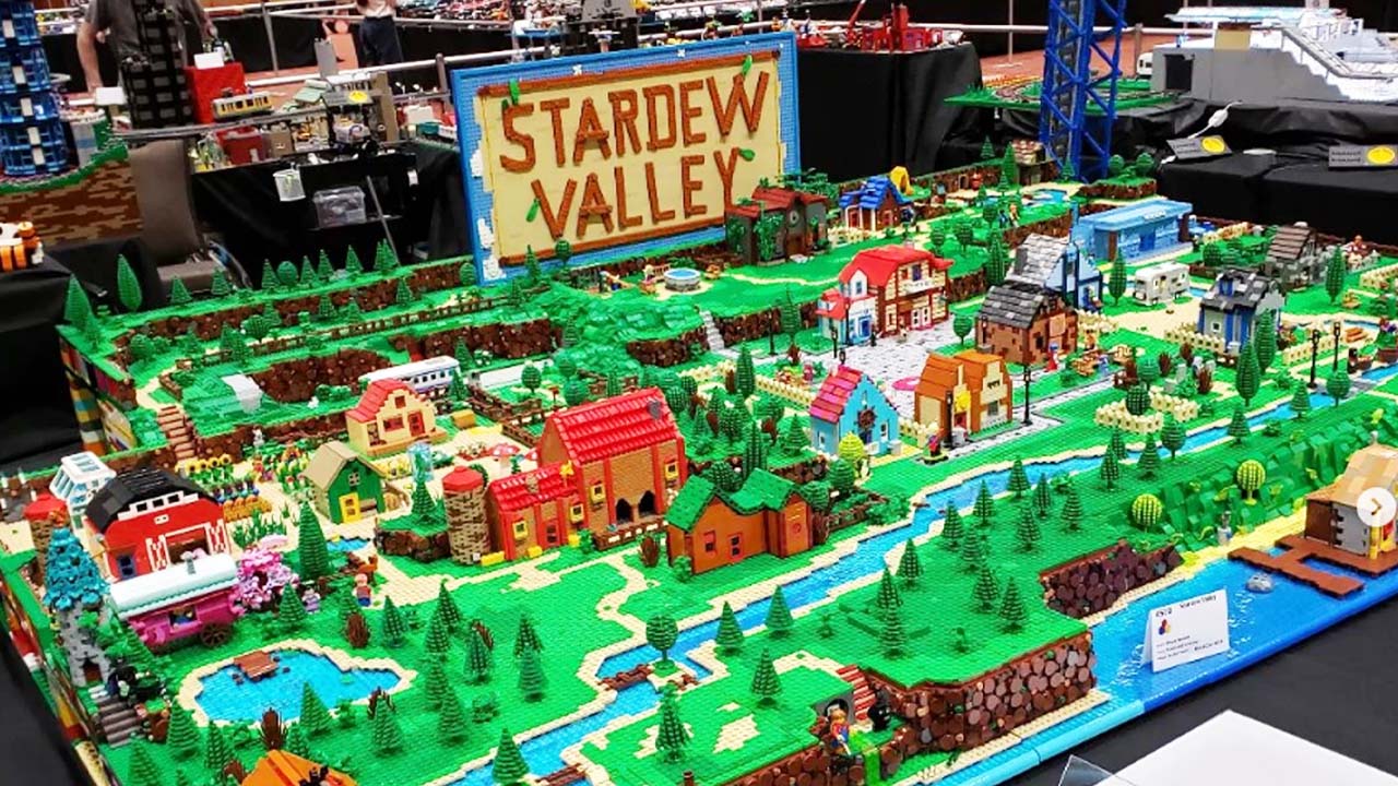 Someone Recreated Stardew Valley Using 75,000 Lego Bricks