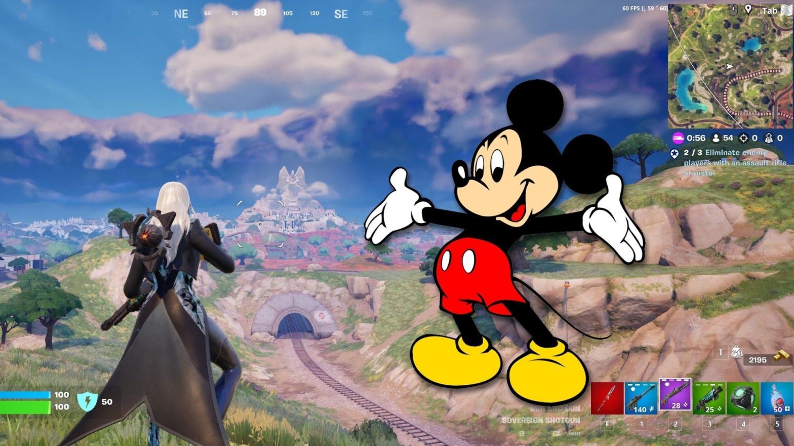 The Disneyfication Of Fortnite Won’t Let You Take Mickey Mouse On A Killing Spree