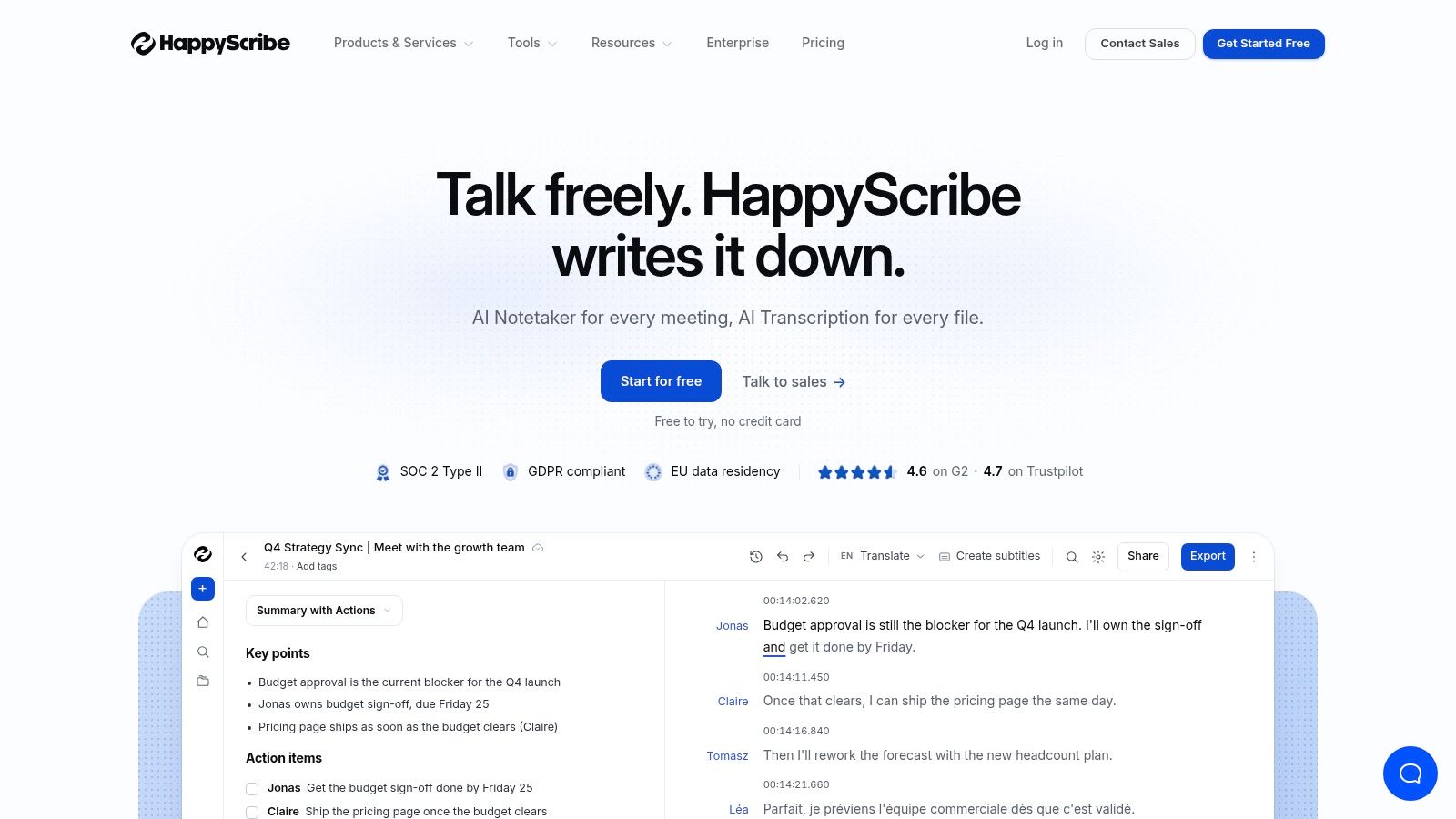Happy Scribe