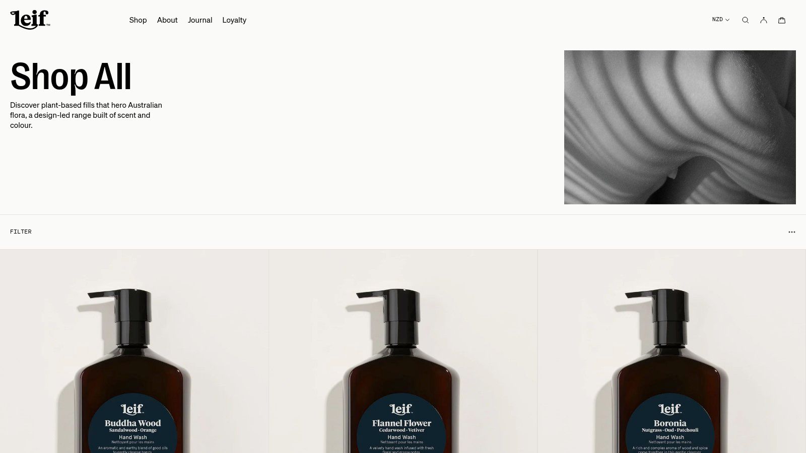 Leif Australian Natives hand wash and refill